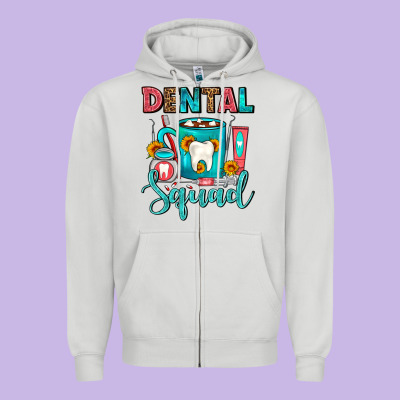 Coffee Scrubs And Prophy Paste Dentist Coffee Cup Zipper Hoodie Designed By Fadigitalartstudio
