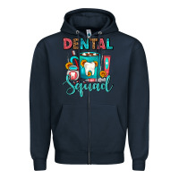 Navy Coffee Scrubs And Prophy Paste Dentist Coffee cup Zipper Hoodie - FaDigitalArtStudio