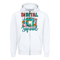White Coffee Scrubs And Prophy Paste Dentist Coffee cup Zipper Hoodie - FaDigitalArtStudio