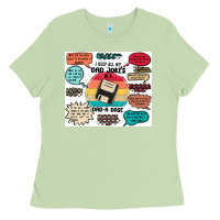 Matcha ı keep all my dad jokes in a dad a base Ladies Tee - MaliasSmallBusiness