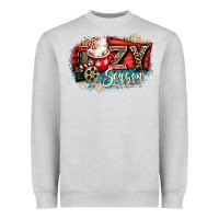 Heather Grey cozy season Heavyweight Sweatshirt - CowGirlArtShop