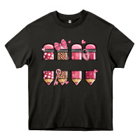 Asphalt custom name valentine's day school pencils Heavy Core Tee - MaliasSmallBusiness
