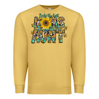 Antique Gold only the best moms get promoted to aunt Premium Sweatshirt - CowhideDigitalArt