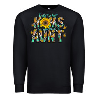 Black only the best moms get promoted to aunt Premium Sweatshirt - CowhideDigitalArt