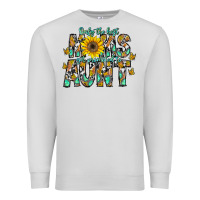 Dove Grey only the best moms get promoted to aunt Premium Sweatshirt - CowhideDigitalArt