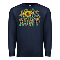Navy only the best moms get promoted to aunt Premium Sweatshirt - CowhideDigitalArt