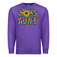 Purple only the best moms get promoted to aunt Premium Sweatshirt - CowhideDigitalArt