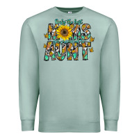 Seafoam only the best moms get promoted to aunt Premium Sweatshirt - CowhideDigitalArt