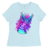 Baby Blue mermaid Ladies Tee - Jasminsmagicworld