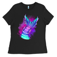 Black mermaid Ladies Tee - Jasminsmagicworld