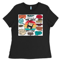 ı Keep All My Dad Jokes In A Dad A Base Ladies Tee | Teevron