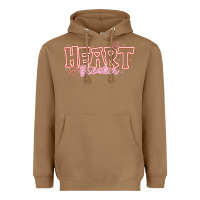 Toasted Coconut Heart Breaker Valentine Heavyweight Hoodie - CowhideDigitalArt