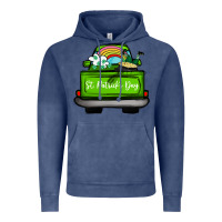 Vintage Denim St Patrick's Day Truck Vintage Hoodie - Bettercallsaul