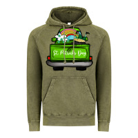 Vintage Olive St Patrick's Day Truck Vintage Hoodie - Bettercallsaul