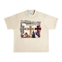 Sandshell Christmas Begins With Christ Urban Heavy Tee - Bettercallsaul