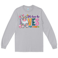 Moon Dust Oh how he loves us Long Sleeve Tee - NancyCooperArtShop