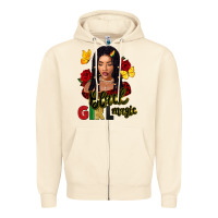 Sandshell black girl magic Zipper Hoodie - FaDigitalArtStudio