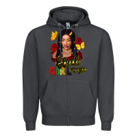 Smoke black girl magic Zipper Hoodie - FaDigitalArtStudio