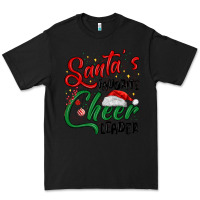 Black santa s favorite cheer leader Premium Tee - MaliasSmallBusiness