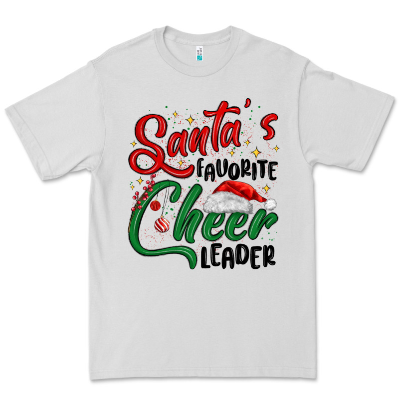 Santa S Favorite Cheer Leader Premium Tee by MaliasSmallBusiness | Teevron