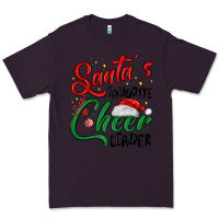 Plum santa s favorite cheer leader Premium Tee - MaliasSmallBusiness