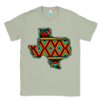 Matcha Texas Map With Aztec Background Classic Tee - JahusDesignShop