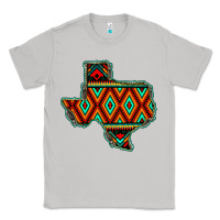 Moon Dust Texas Map With Aztec Background Classic Tee - JahusDesignShop