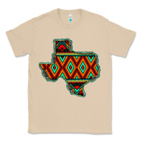 Mushroom Texas Map With Aztec Background Classic Tee - JahusDesignShop