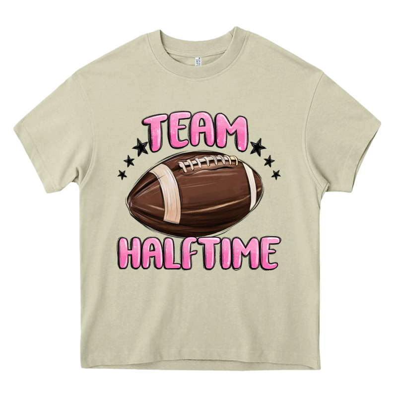 Team Halftime Football Heavy Core Tee by MaliasSmallBusiness | Teevron