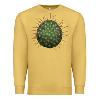Antique Gold Arizona Fishhook Cactus Premium Sweatshirt - LillyAllenDesigns