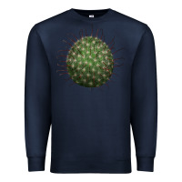 Navy Arizona Fishhook Cactus Premium Sweatshirt - LillyAllenDesigns