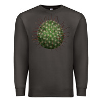 Smoke Arizona Fishhook Cactus Premium Sweatshirt - LillyAllenDesigns