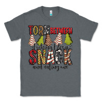 Charcoal Heather torn between looking like a snack and eating one christmas cake Classic Tee - Jasminsmagicworld