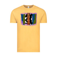 Vintage Mustard Purple Glitter Western Farm Life Brush Strokes Vintage Tee - Bettercallsaul