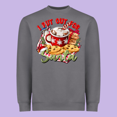 I Put Out For Santa Heavyweight Sweatshirt Designed By Cowgirlartshop