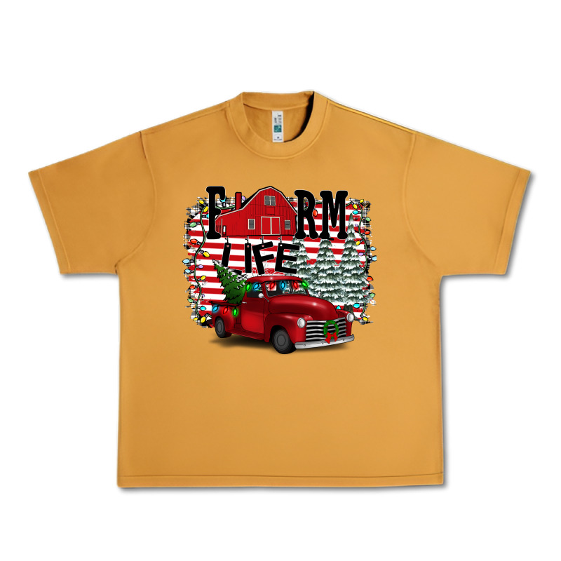 Farm Life Christmas Urban Heavy Tee by Bettercallsaul | Teevron