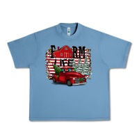 Pebble Blue Farm Life Christmas Urban Heavy Tee - Bettercallsaul