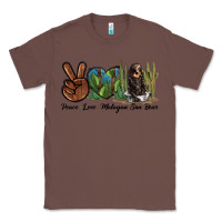 Chestnut Peace Love Malayan Sun Bear Classic Tee - LillyAllenDesigns