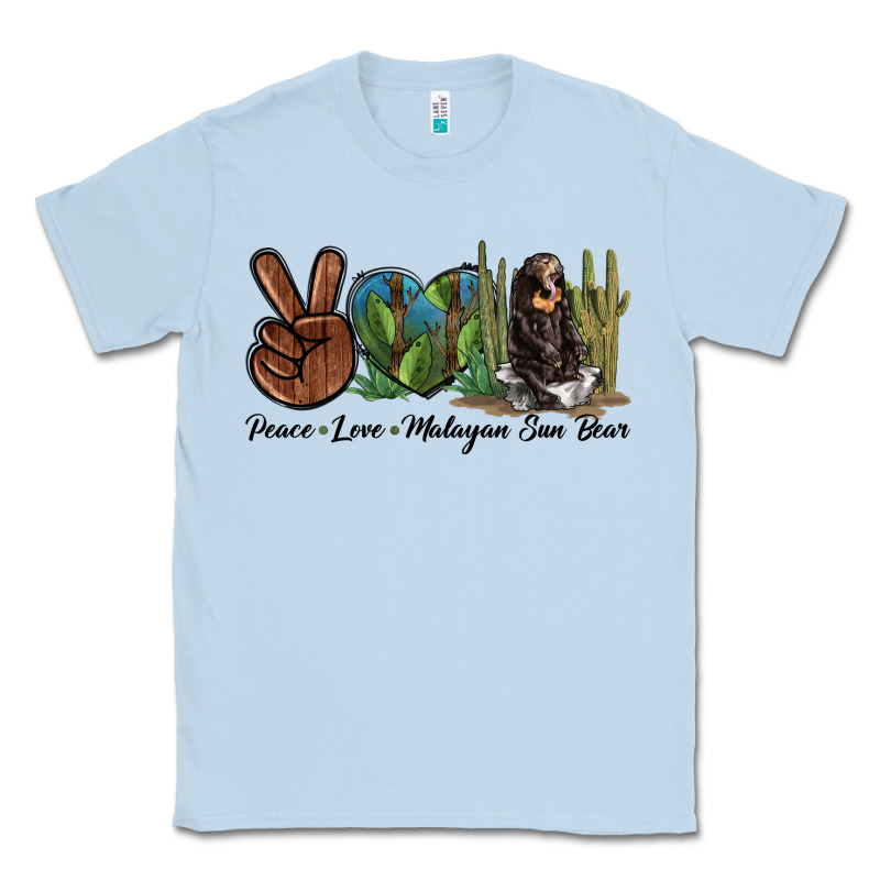 Peace Love Malayan Sun Bear Classic Tee by LillyAllenDesigns | Teevron