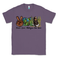 Lavender Peace Love Malayan Sun Bear Classic Tee - LillyAllenDesigns