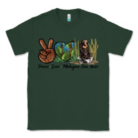 Sports Green Peace Love Malayan Sun Bear Classic Tee - LillyAllenDesigns