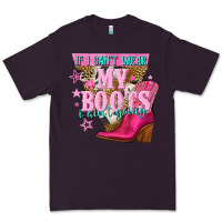 Plum if i cant wear my boots i aint going Premium Tee - NancyCooperArtShop