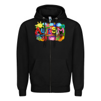 Black Autism accept understand love Zipper Hoodie - FaDigitalArtStudio
