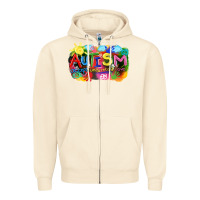 Sandshell Autism accept understand love Zipper Hoodie - FaDigitalArtStudio