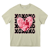 Mossy xoxo heart valentine's day Heavy Core Tee - MaliasSmallBusiness