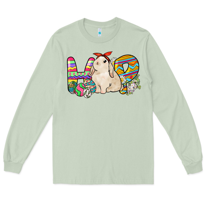 Hop Rabbit Long Sleeve Tee by NancyCooperArtShop | Teevron
