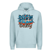 Blue Mist Boom boom baby Premium Hoodie - FaDigitalArtStudio