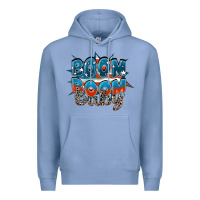 Colony Blue Boom boom baby Premium Hoodie - FaDigitalArtStudio