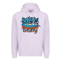 Lilac Boom boom baby Premium Hoodie - FaDigitalArtStudio