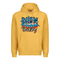 Mustard Boom boom baby Premium Hoodie - FaDigitalArtStudio